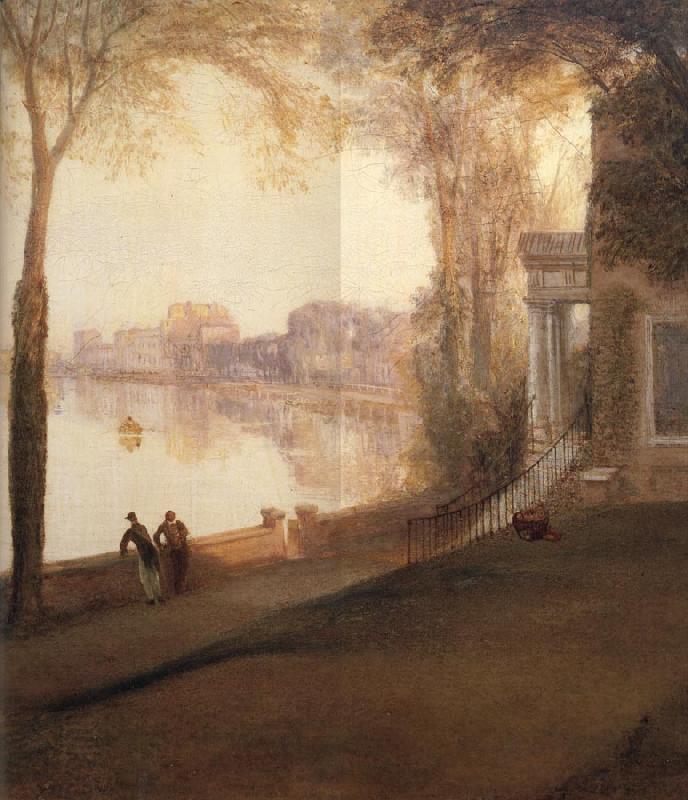 Joseph Mallord William Turner Details of Mortlake terrace:early summer morning China oil painting art